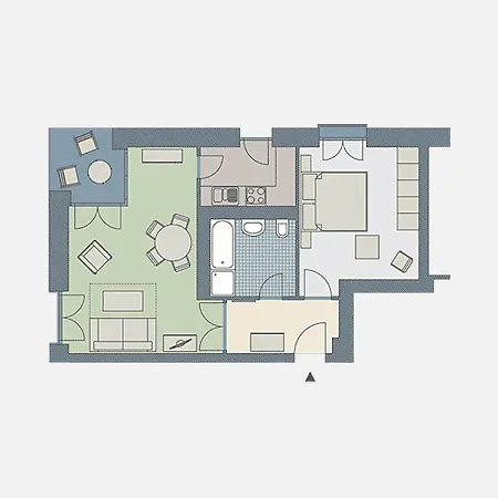 Kaiservillen Heringsdorf - Ferienwohnung Mit 1 Schlafzimmer Und Terrasse D104 Eksteriør billede